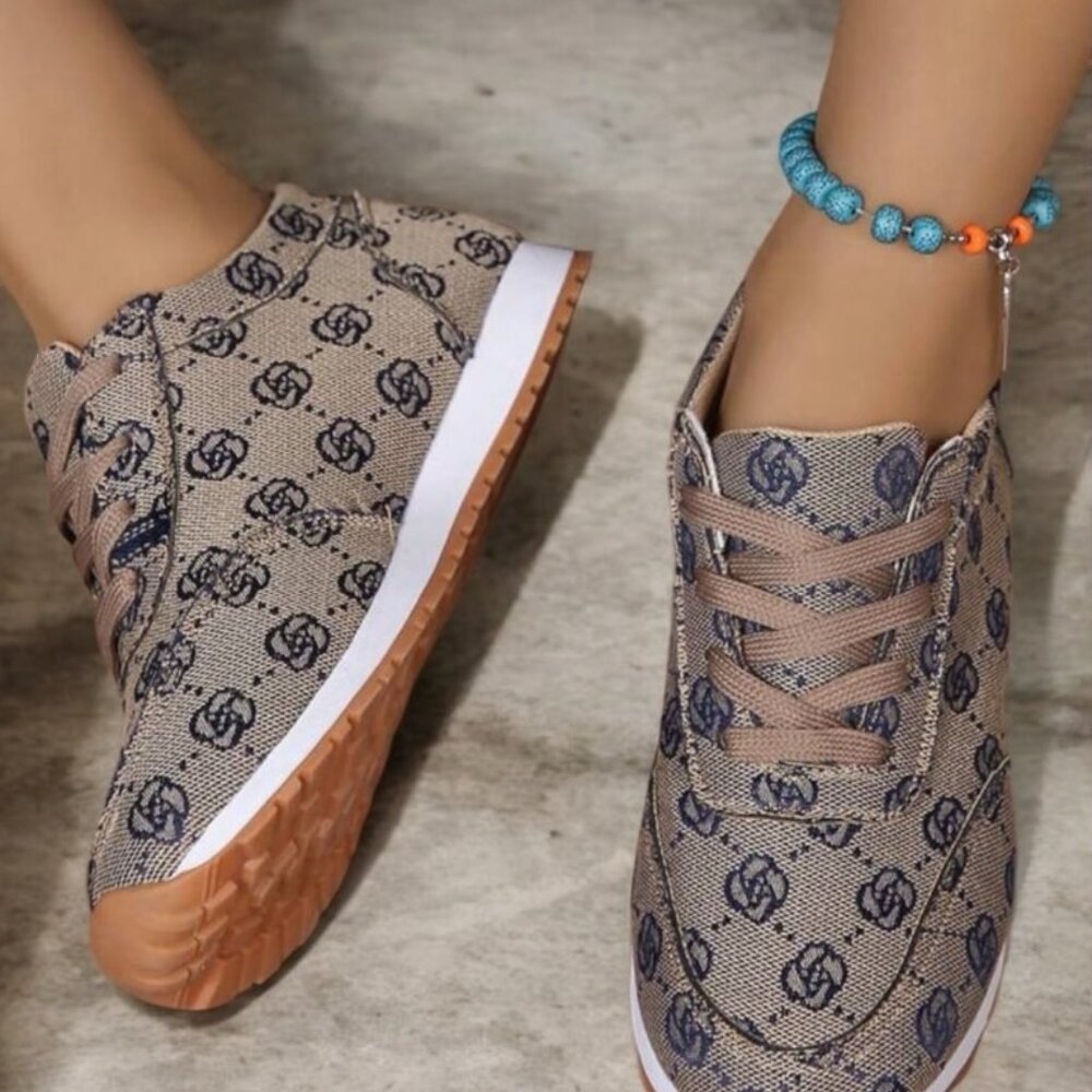 Dark Brown Casual Sneakers - Picture 4 of 6
